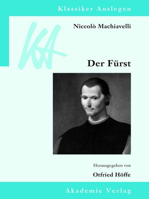 cover image of Niccolò Machiavelli